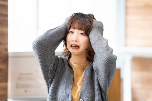 困った女性